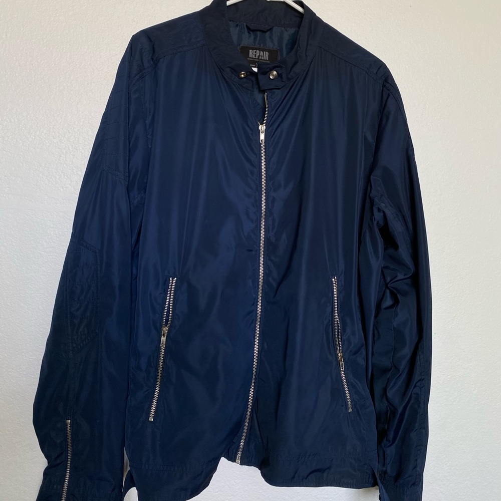 Blue Oversized Jacket